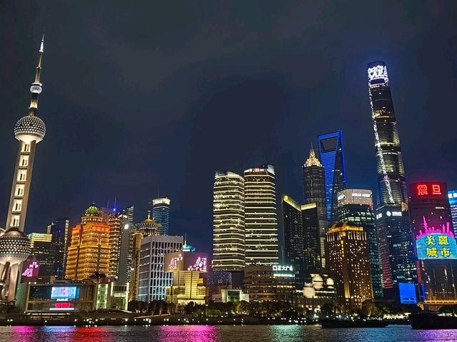 美麗的上海外灘夜景