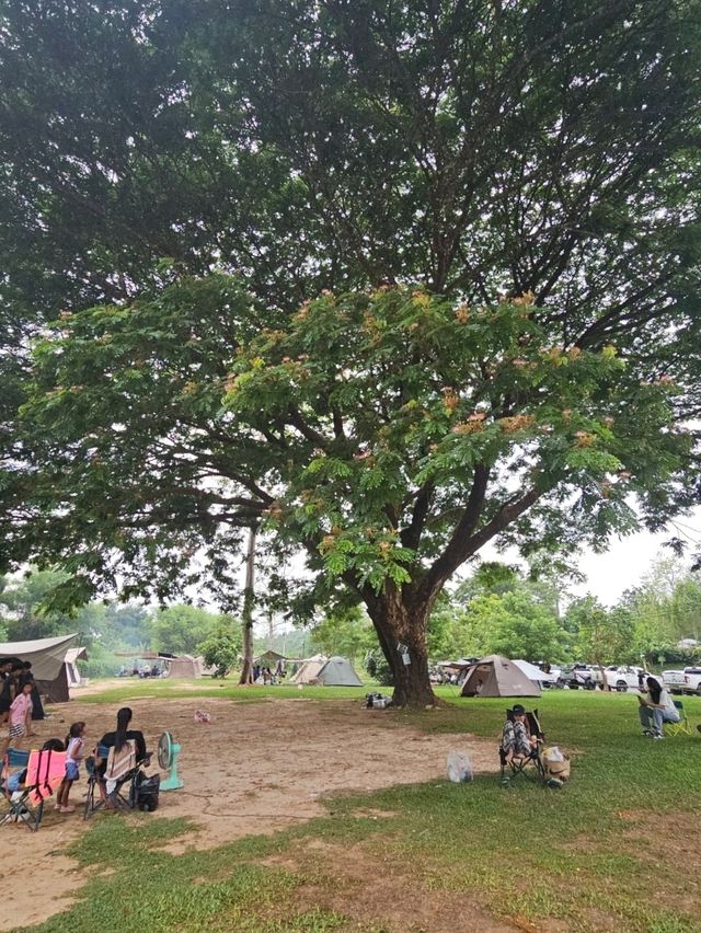 ลานกางเต๊นท์ เล่นน้ำ นครนายก