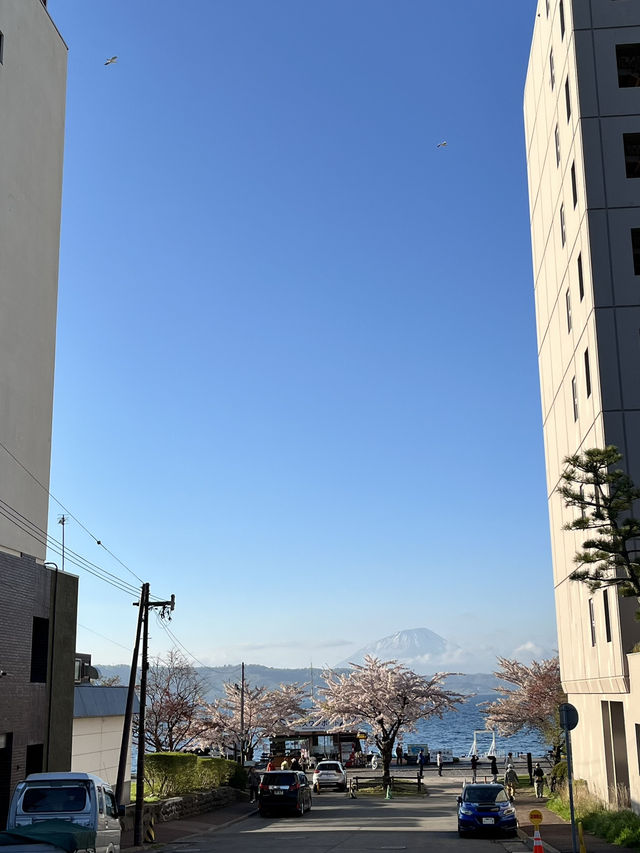 Spring at Lake Toya