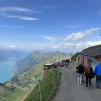 Staying a night at Hotel Rothorn Kulm gets to enjoy the view of the mountains and valleys