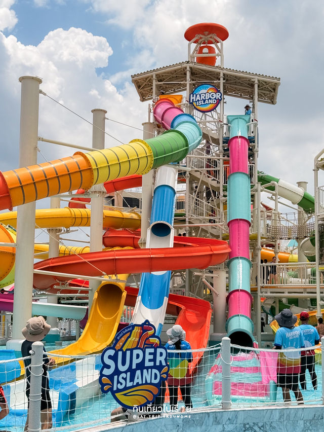 🛝💦 เล่นสวนน้ำบนห้างในวันหยุด