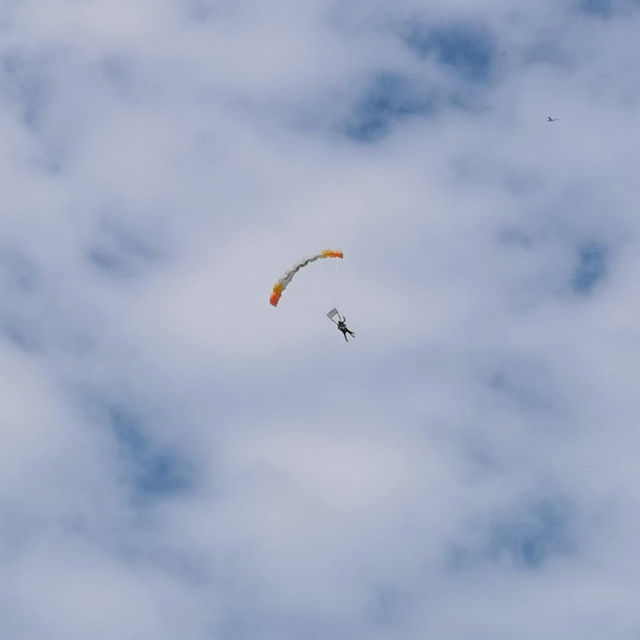 You only live once, so jump for it! 