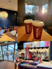 欣賞 倫敦塔橋 (Tower Bridge)🌉 好地方Costa Coffee☕️