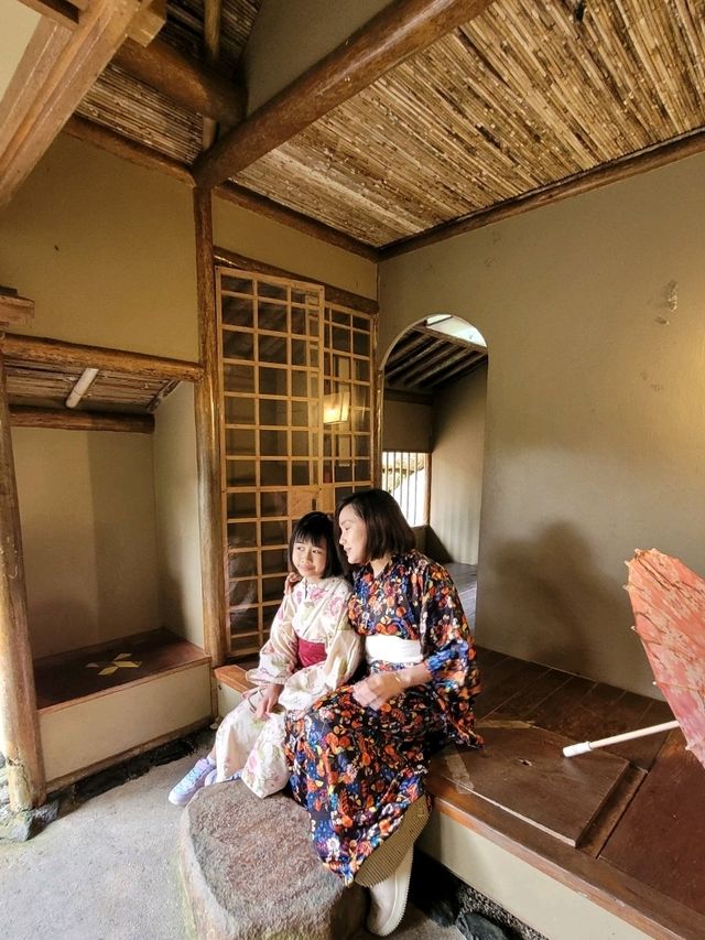 Fun Family Time Wearing Kimonos at Japanese Village Malaysia