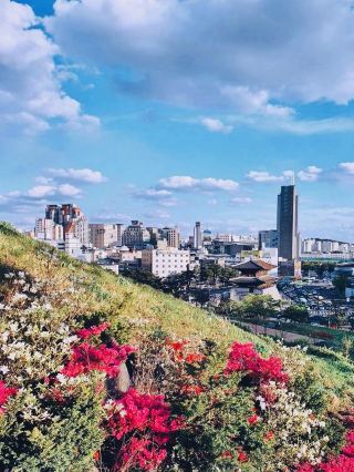 Beautiful park with panoramic views of Seoul