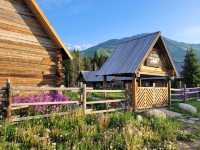 Beautiful summer day in Hemu, Xinjiang