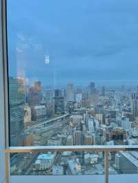 오사카 도심을 한눈에 볼 수 있는 전망대 ☁️🌨️