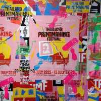 THAILAND PRINTMAKING FESTIVAL 2025 🎨🌷🌈🩵✨