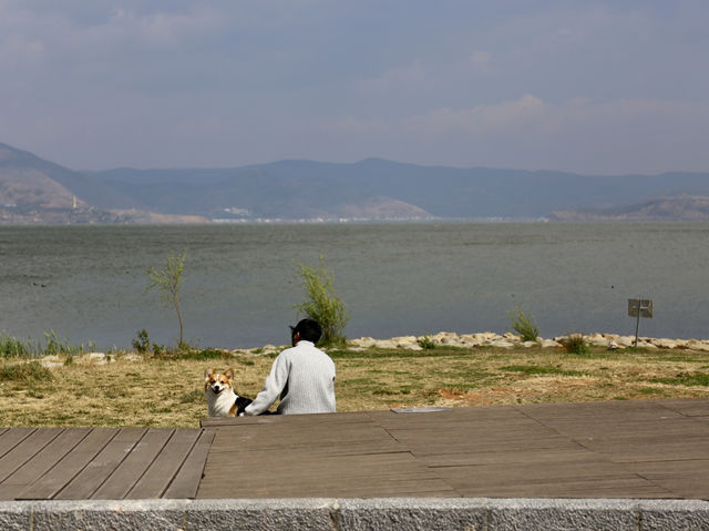 One fine day at Erhai lake in Dali!