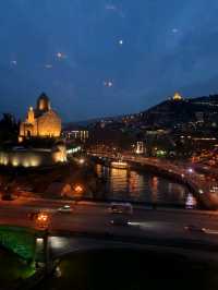 Night Strolls and City Glow at Narikala Fortress