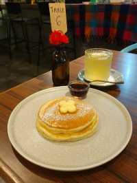 A Cozy Break with Pancakes and Tea