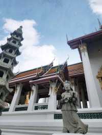 Wat Suthat a 200 years old temple in Bangkok