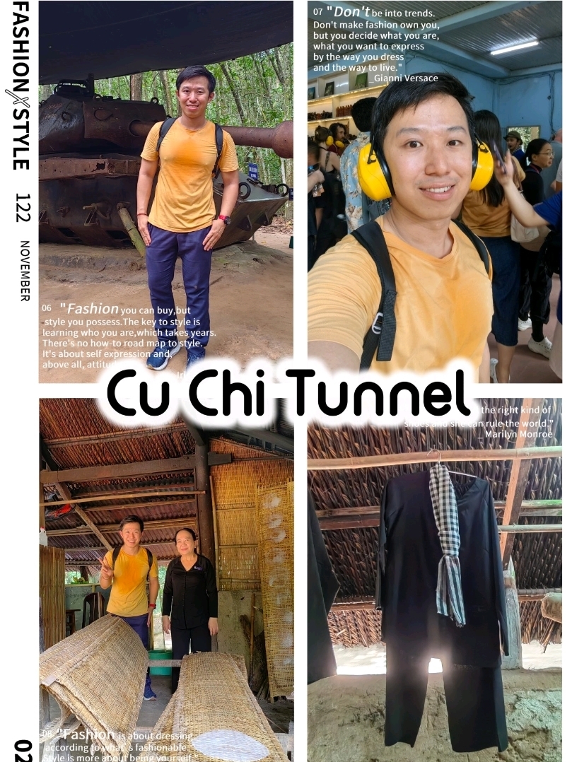 Kisah kejam sejarah di Cu Chi bersatu dengan alam di sungai Mekong.