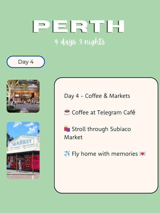 Perth Dream Trip🌅 : 4days itinerary 