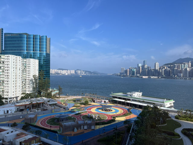 靚爆房間賞維港晴天美景