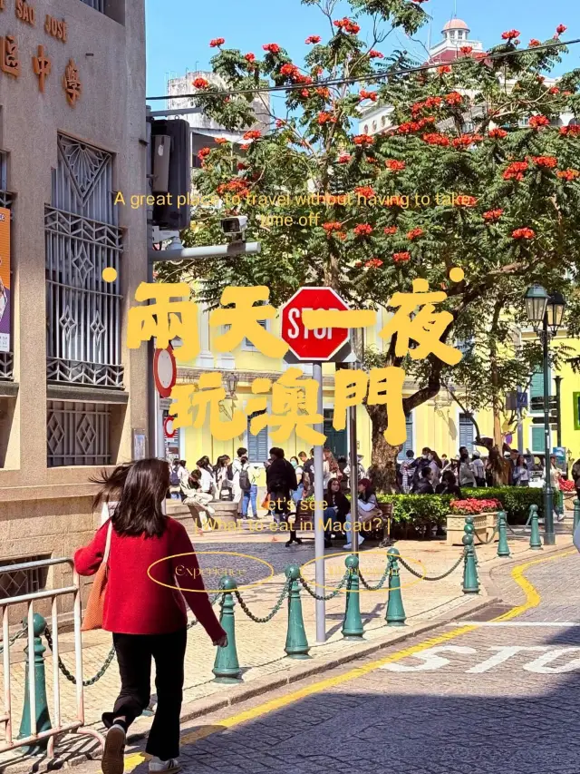 Macau Two-Day One-Night Flash Trip