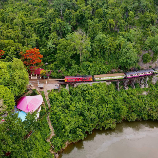 สวนไทรโยครีสอร์ท จ.กาญจนบุรี ⛰️🌳🌿 สวนไทรโยครีสอร์ท จ.กาญจนบุรี ⛰️🌳🌿