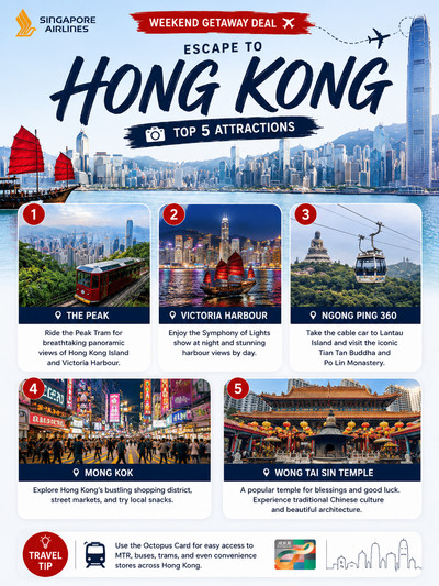 シンガポール航空セール情報：香港往復が328シンガポールドル！ | Trip