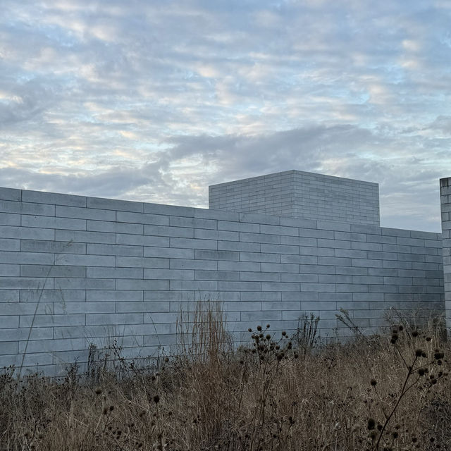 This museum blends, art, humanity and nature.
