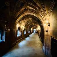 A late-Victorian neo-Gothic library