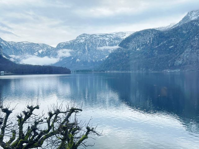 The fairytale town of Hallstatt, Austria