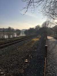 Alongside the railway 