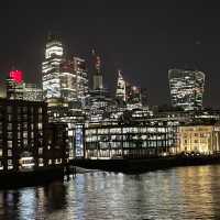 🌙 London After Dark: A Night Walk from Chinatown to the Millennium Bridge ✨