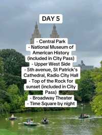 🗽8 Days Itinerary-New York city That Never Sleeps🌆