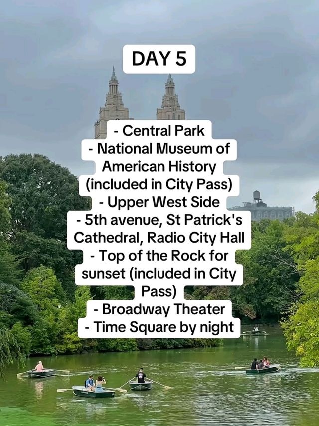 🗽8 Days Itinerary-New York city That Never Sleeps🌆