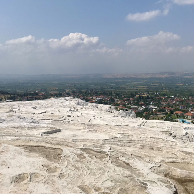 Turkey🇹🇷A Dreamlike Journey Through Pamukkale’s Cotton Castle☁️🏰