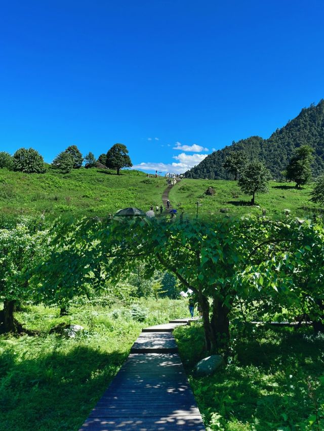 四川樂山感覺像到了瑞士的一個超美景區