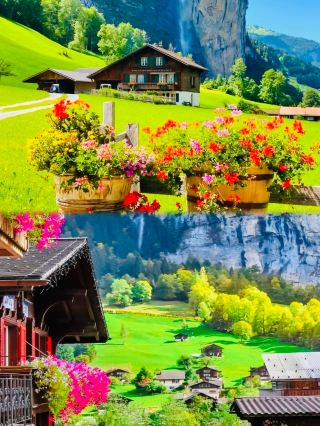 Today's beautiful scenery in Switzerland