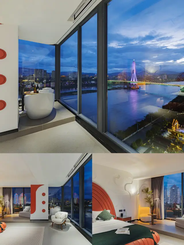 มาพักที่โรงแรมเมอเจียงเกาะ (Mekong Island Hotel) ในสิบสองปันนาเพื่อชมวิวแม่น้ำ 