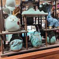 Jun Pottery Appreciation in Ancient Town 