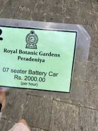 Exploring the Royal Botanic Gardens in Kandy, Sri Lanka