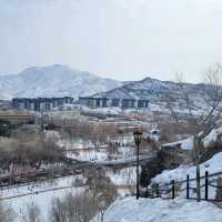 Hiking to a mountain in Altay city (west)