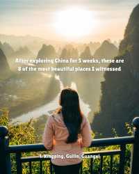 Top 8 Most Beautiful Places I've Witnessed in China