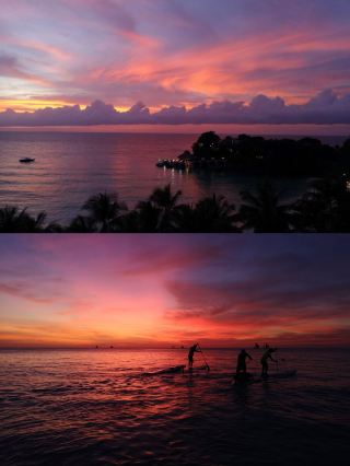 세계에서 가장 아름다운 석양이라는 명성은 정말 괜히 있는 게 아니에요!!