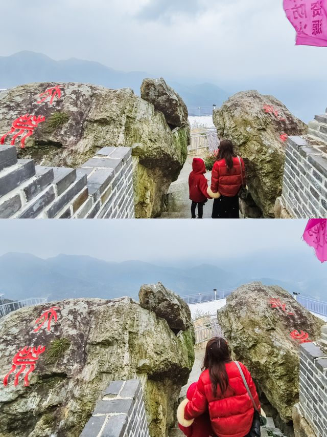 三月飛雪！在馬嶺天觀看到了！