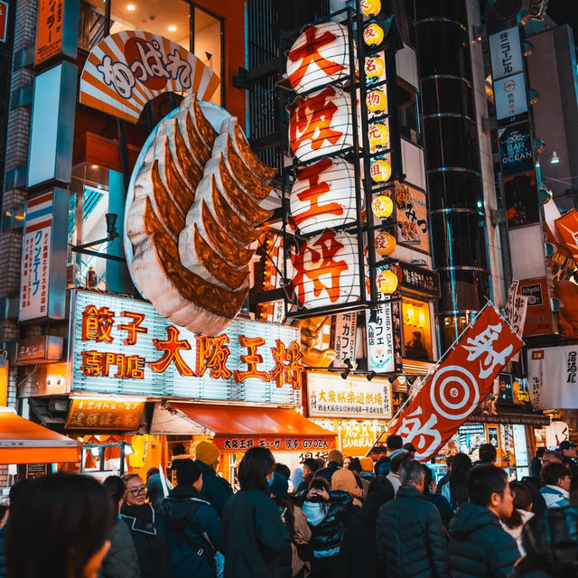 衝啊！大阪心齋橋夜景正到爆炸💥行到腳軟都唔捨得走！