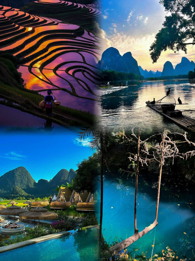 桂林山水唔係濾鏡，係上帝打翻嘅調色盤！