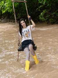 基諾山雨林穿越森林溪流