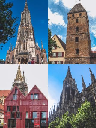 From Gothic spires to the world's most tilted house, Ulm's aesthetics collide