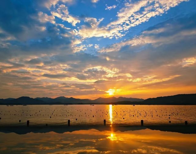 杭州·西湖晚霞|販賣給你一場落日黃昏