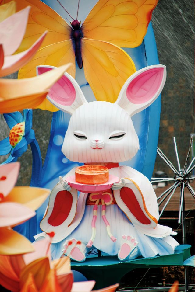 廈門園博苑燈展白天也美到發光！