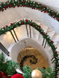 聖誕拍照,前灘華爾道夫紅絲絨聖誕樹