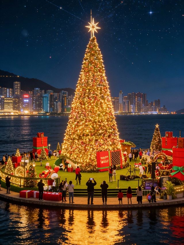 香港維多利亞港海濱。 香港維多利亞港海濱。