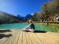 一日攬三景:帶娃暴走玉龍雪山雲杉坪藍月谷