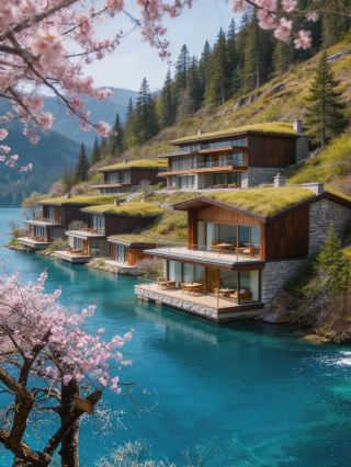 กิจกรรมฤดูใบไม้ผลิที่เหมาะสำหรับครอบครัว! หิมะปุยละเอียดและวิวทะเลสาบมอบประสบการณ์สุดโรแมนติกในฤดูใบไม้ผลิ