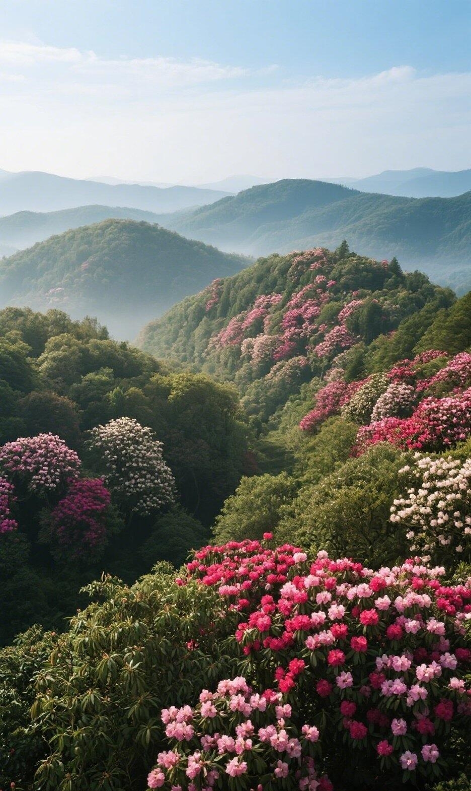 Come here to see the azaleas